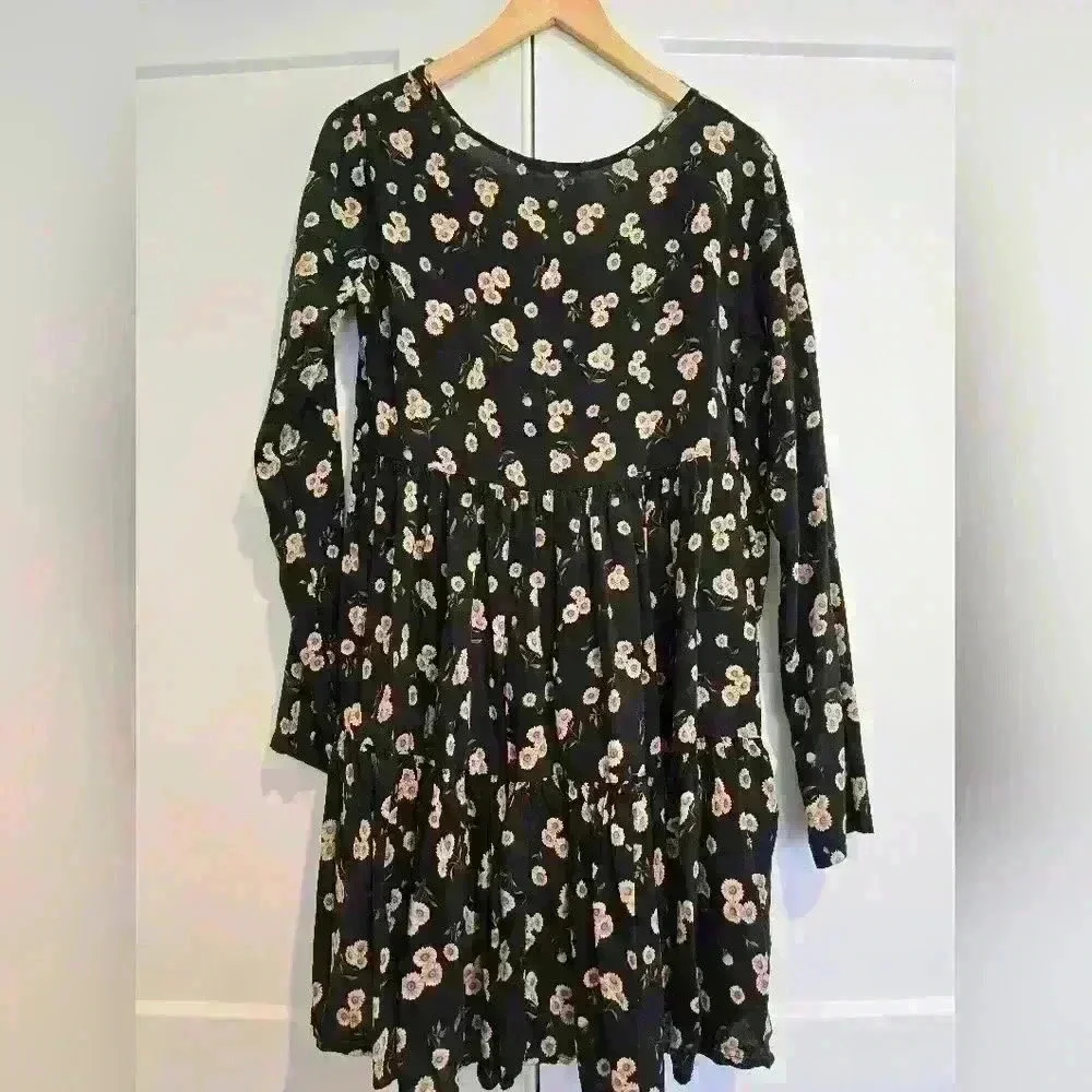 Brandy Melville Floral Babydoll Dress